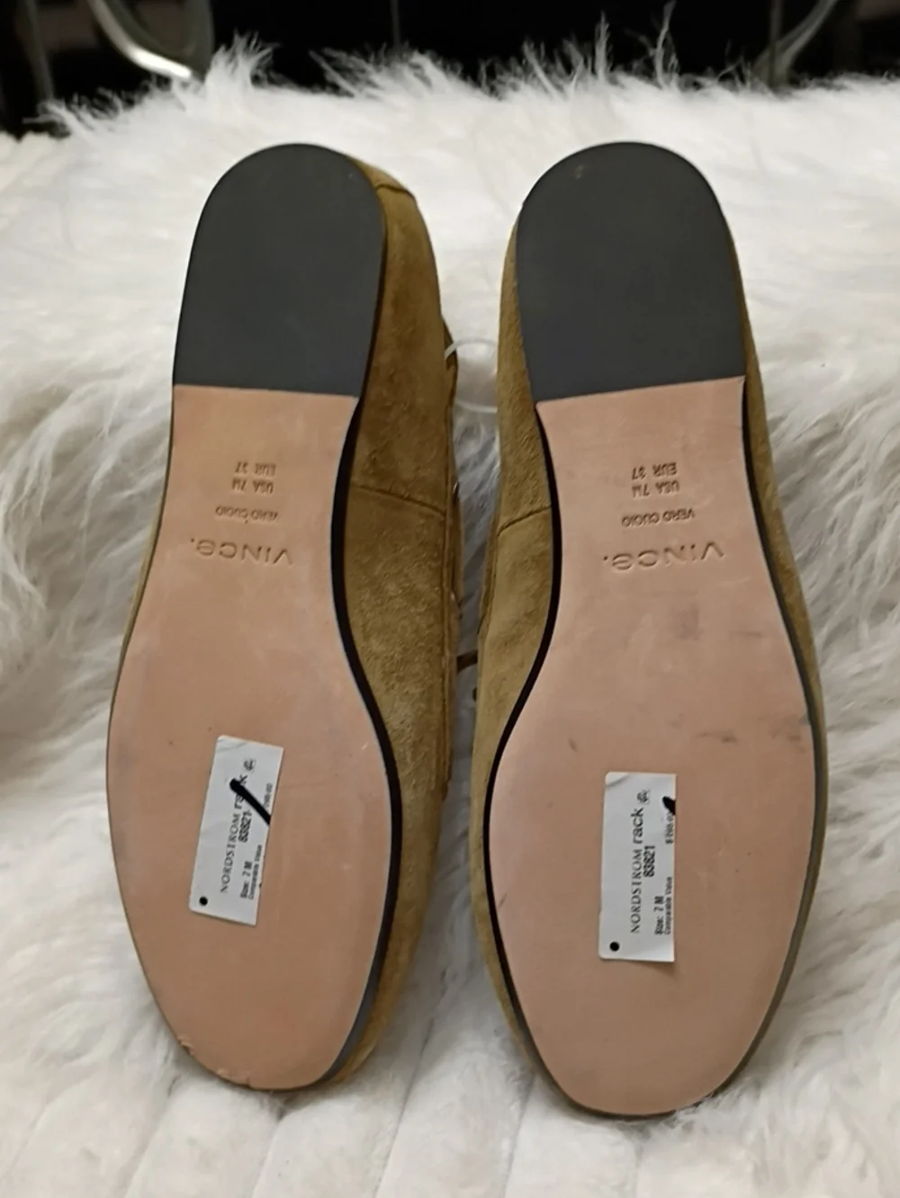 Vince Marin Women's Suede Slip On Boat Shoes Size 7
